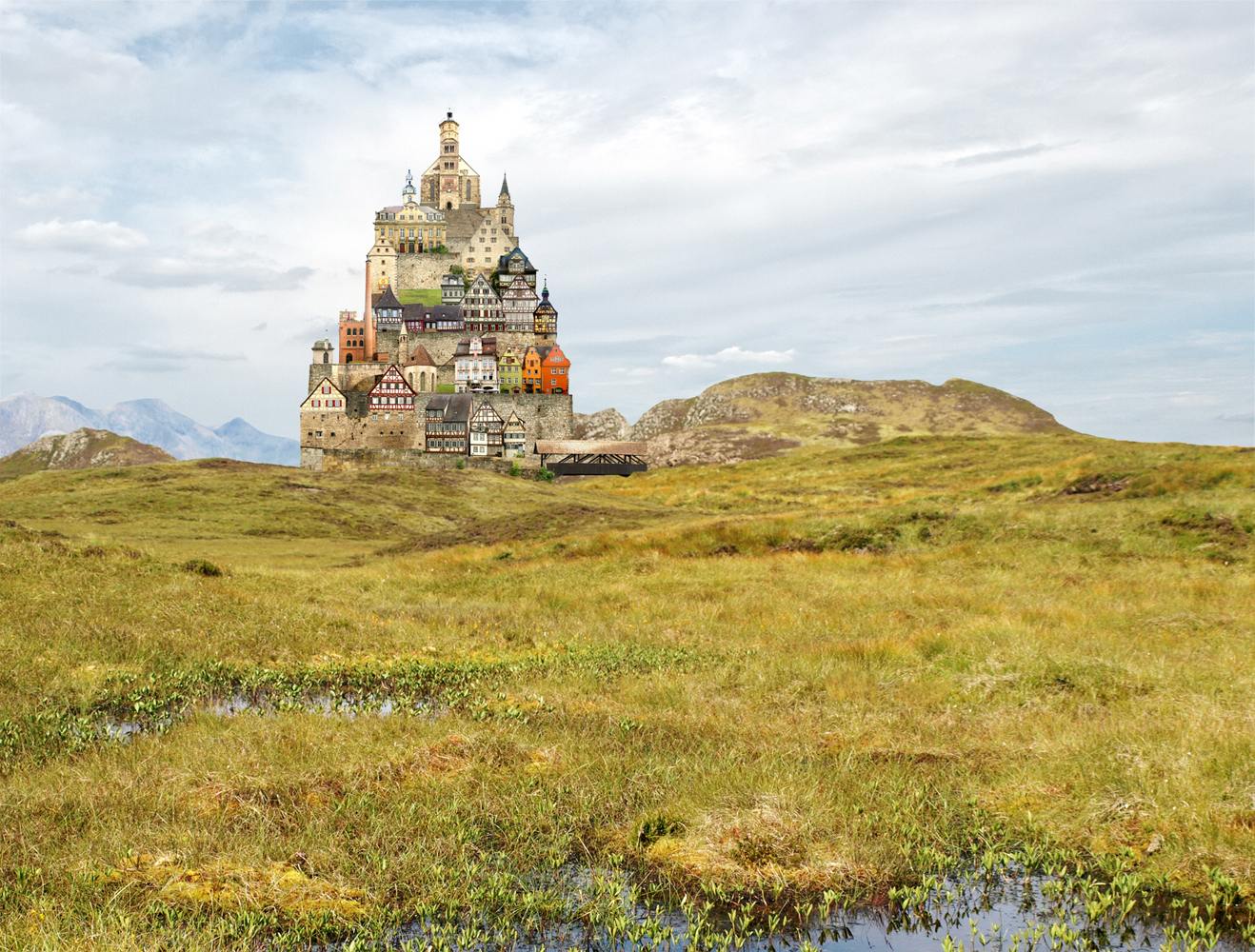 matthias jung surreal homes collages