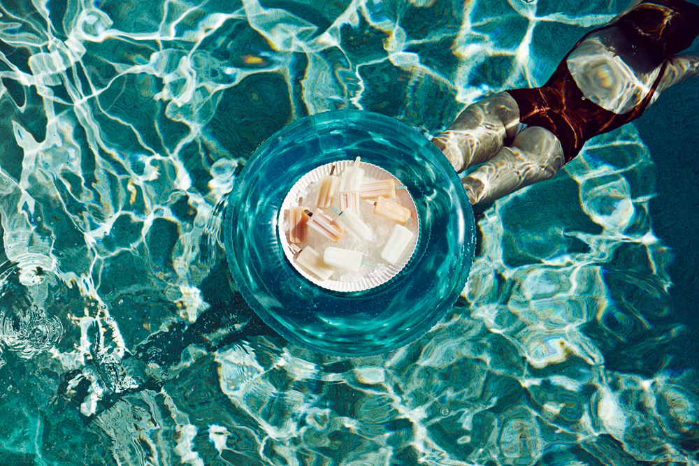 summer editorial pool party