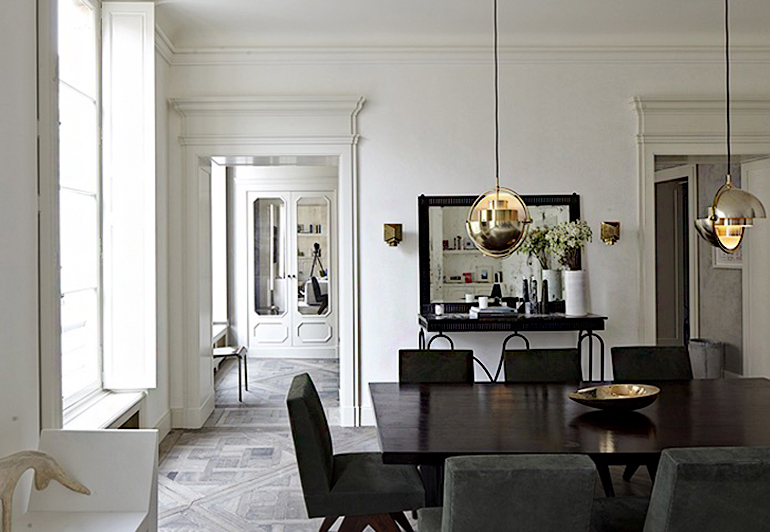 Elegant Minimalist Parisian Apartment by Architect Josep Dirand