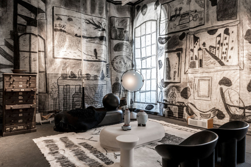 faye toogood drawing room at london design festival