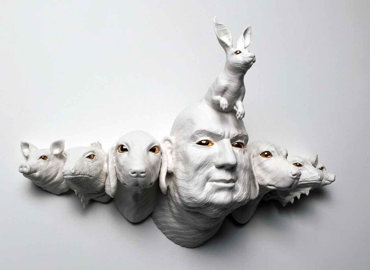 maeng wookjae animal sculptures