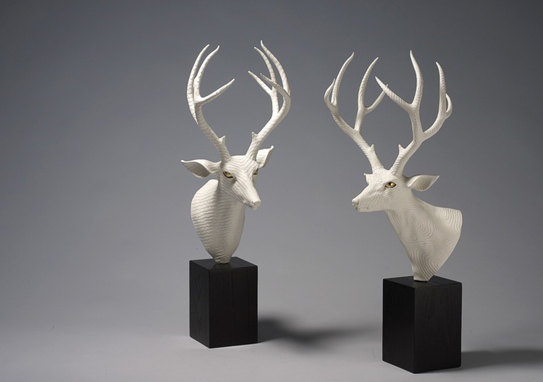 maeng wookjae animal sculptures