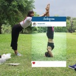 what happens behind instagram photo Chompoo Baritone