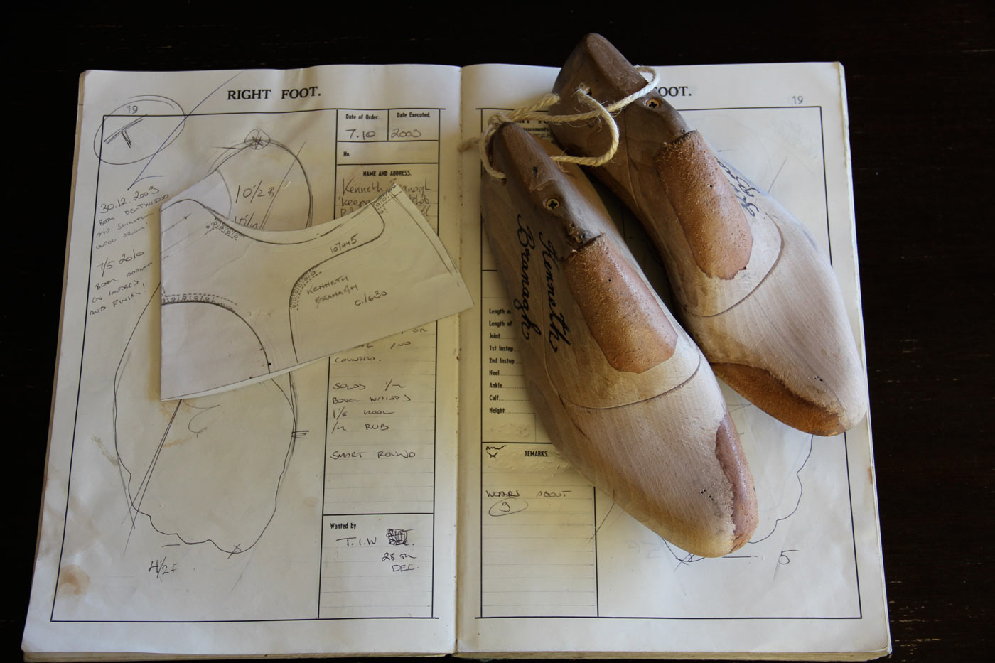 balvenie advertorial K.Branagh shoe designs