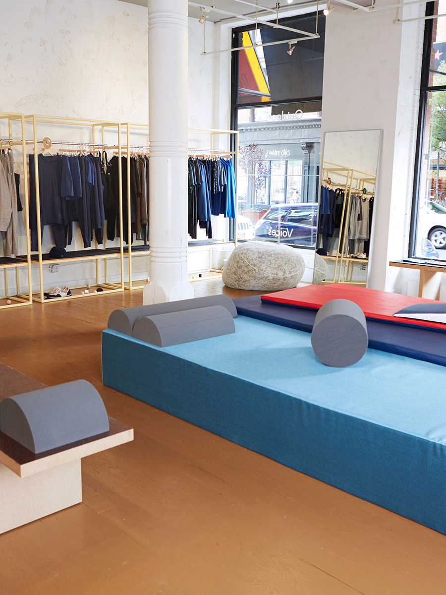 Outdoor Voices Pop Up Store Designed by Ana Kras Opens Today