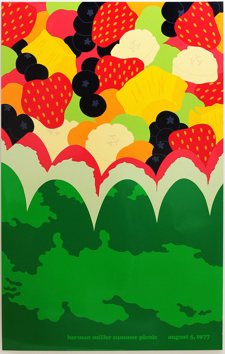 the herman miller summer picnic series posters