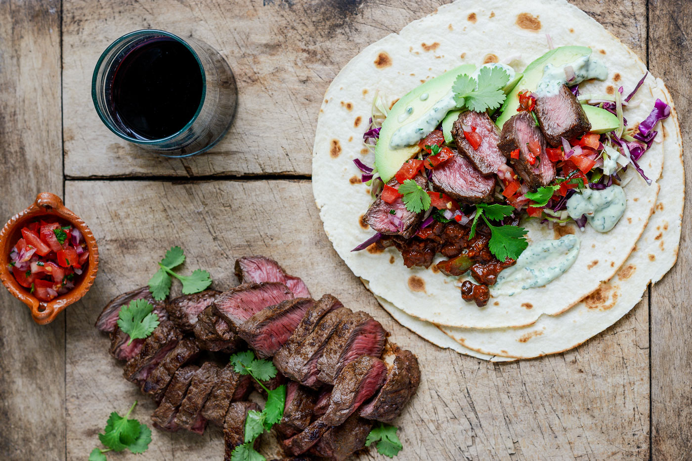 Steak taco from the kitchen current craving trendland