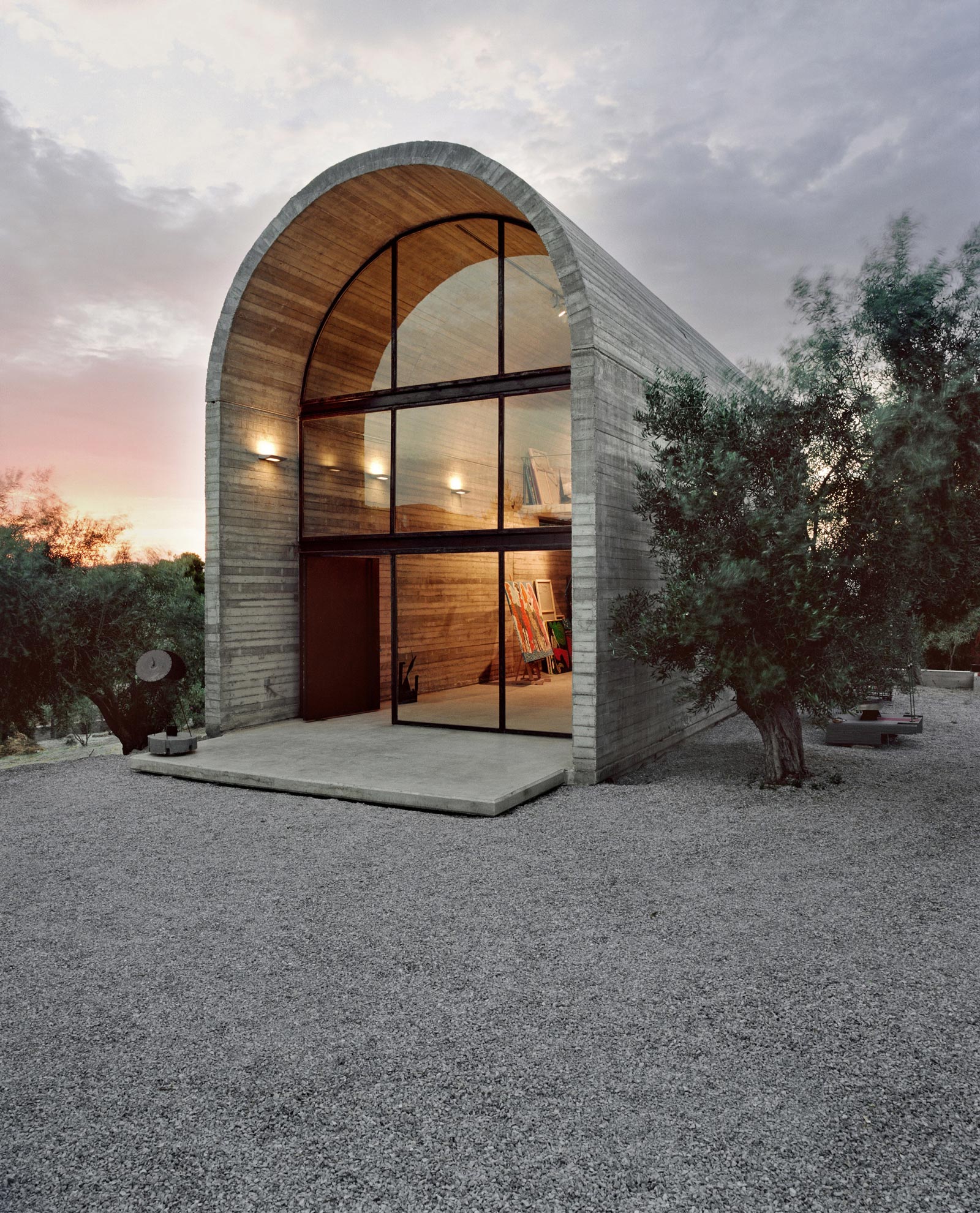 art warehouse in greece by a architecture