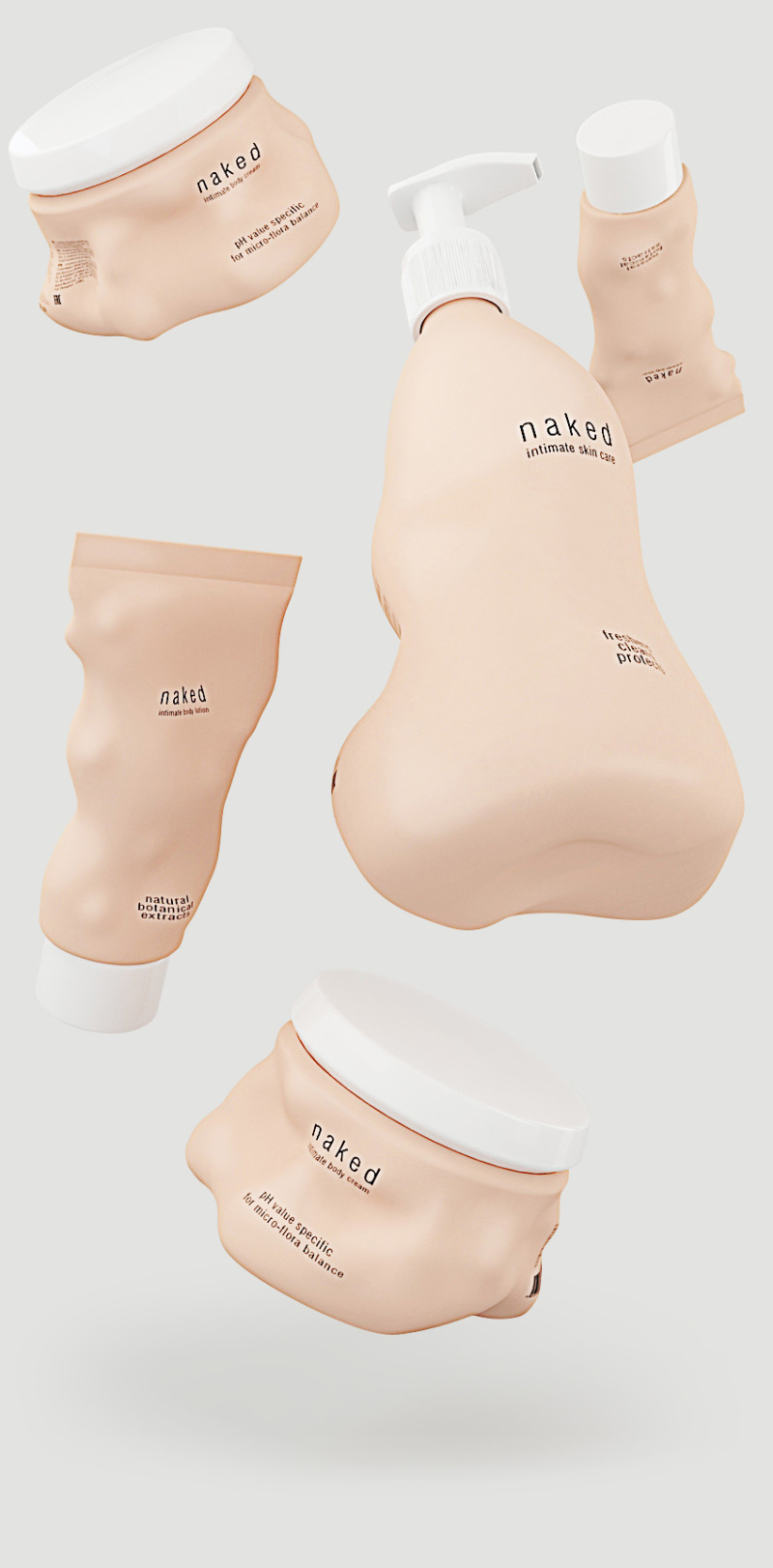 Intimate Care Products Packaging Concept