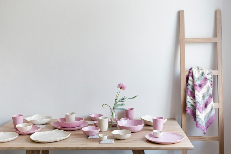 matte home ceramic collection lina skukauske