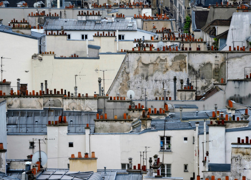 michael wolf paris rooftop photography