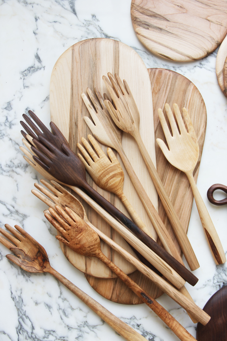 Ariele alasko carved spoons