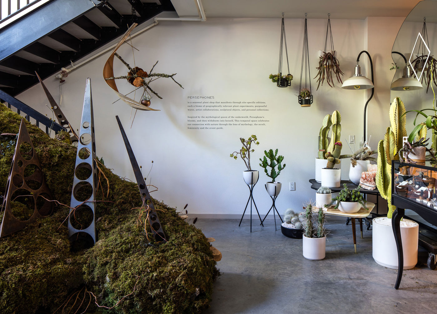 Persephones_Botanica conceptual pop up shop LA