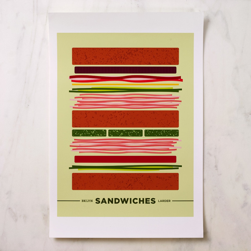 brklyn larder food posters Franz Hueber