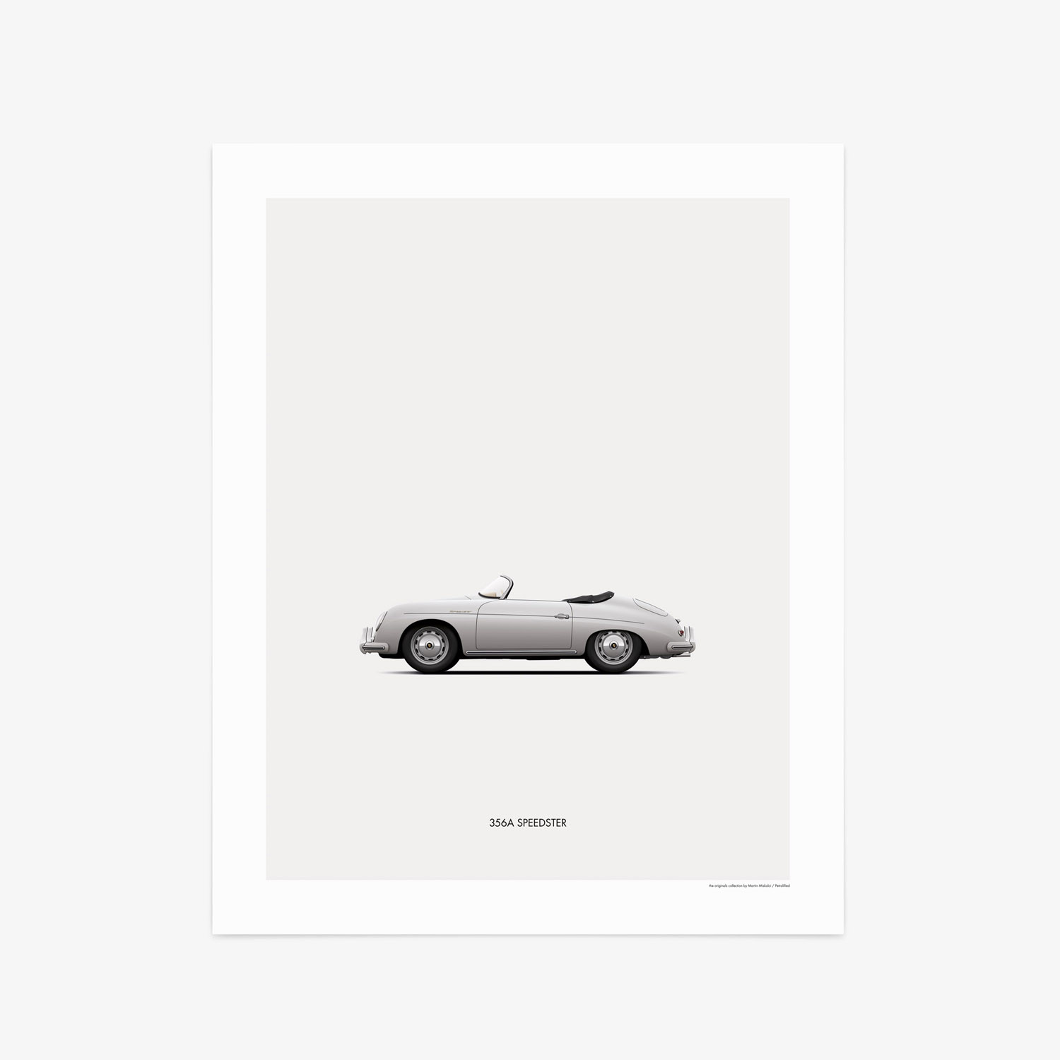 A Modern and Minimalist Approach to Classic Car Prints