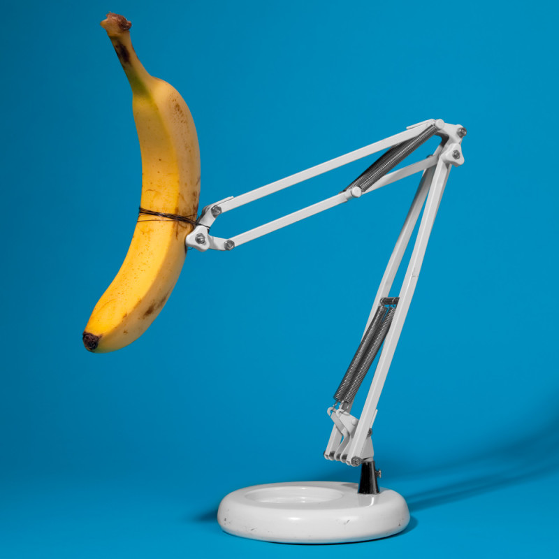 Max shuster banana lamp