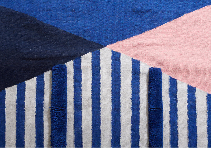 Studio proba and alfie collaboration rug detail