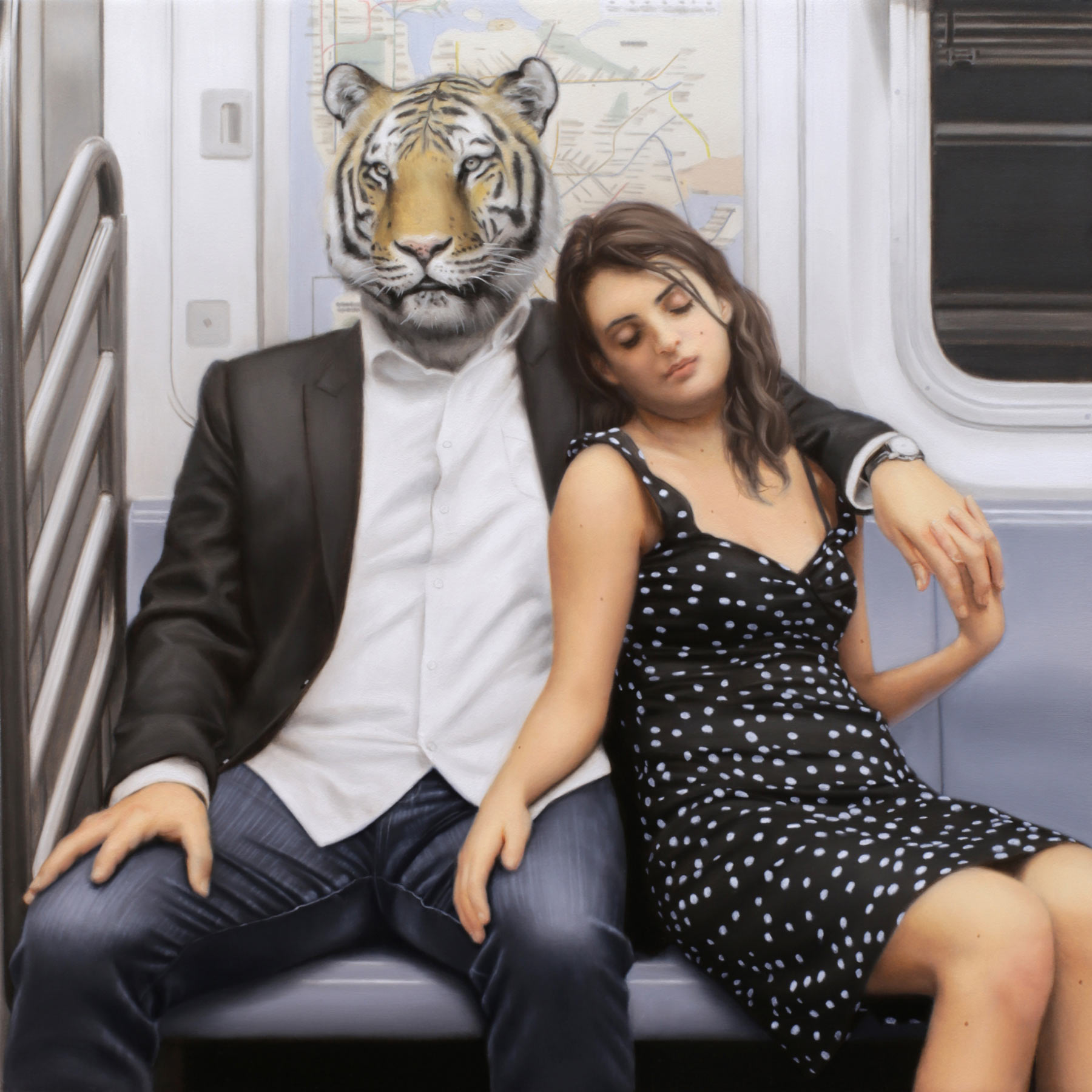 Matthew Grabelsky Paintings Subway