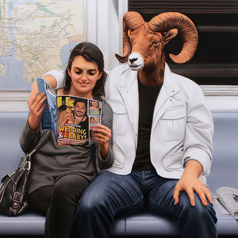 Matthew Grabelsky Paintings Subway