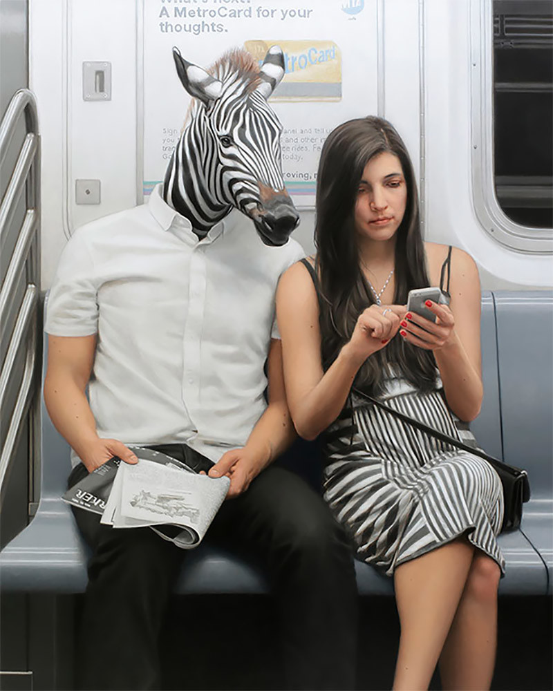 Matthew Grabelsky Paintings Subway