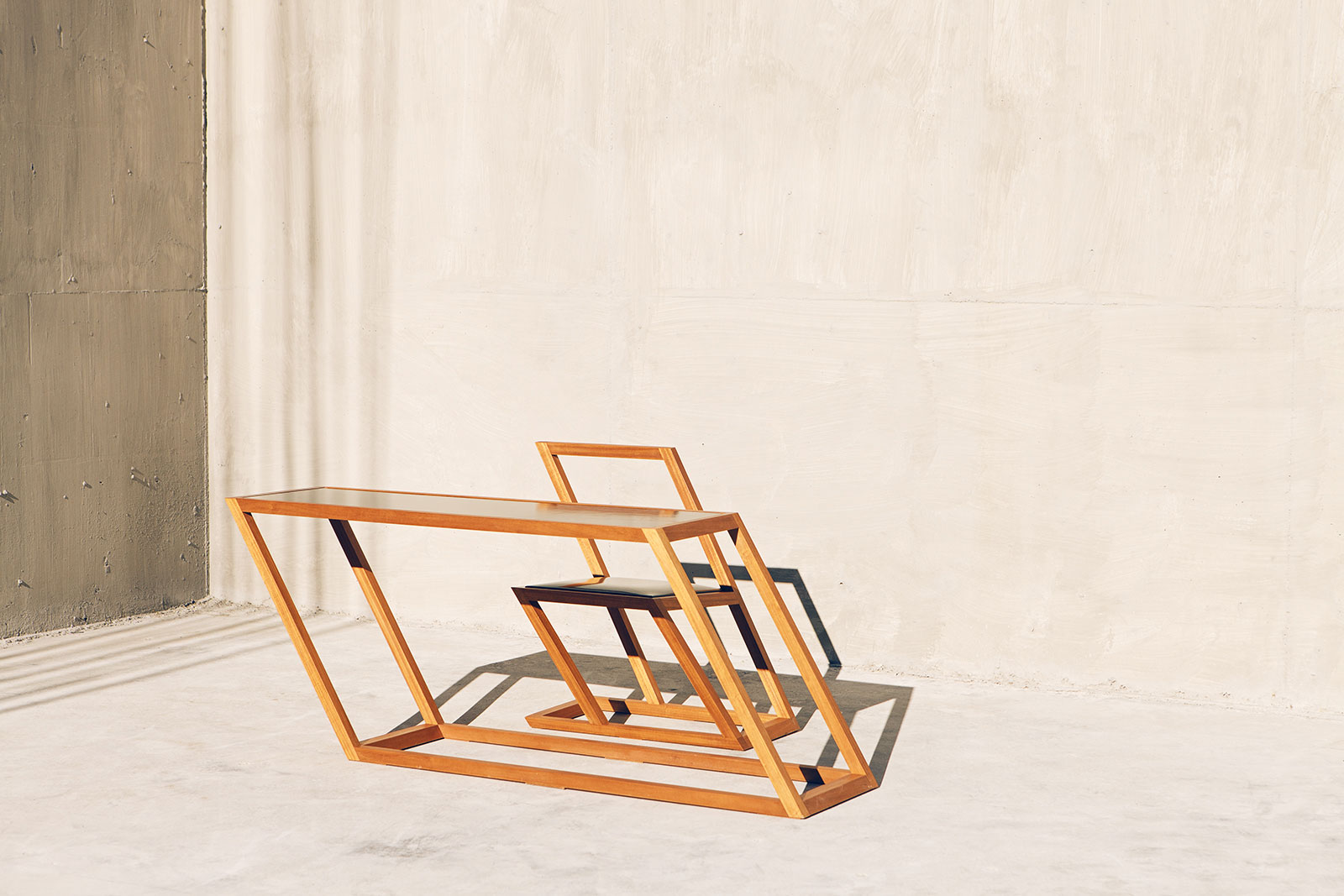 leaning furniture collection by xyz integrated architecture b