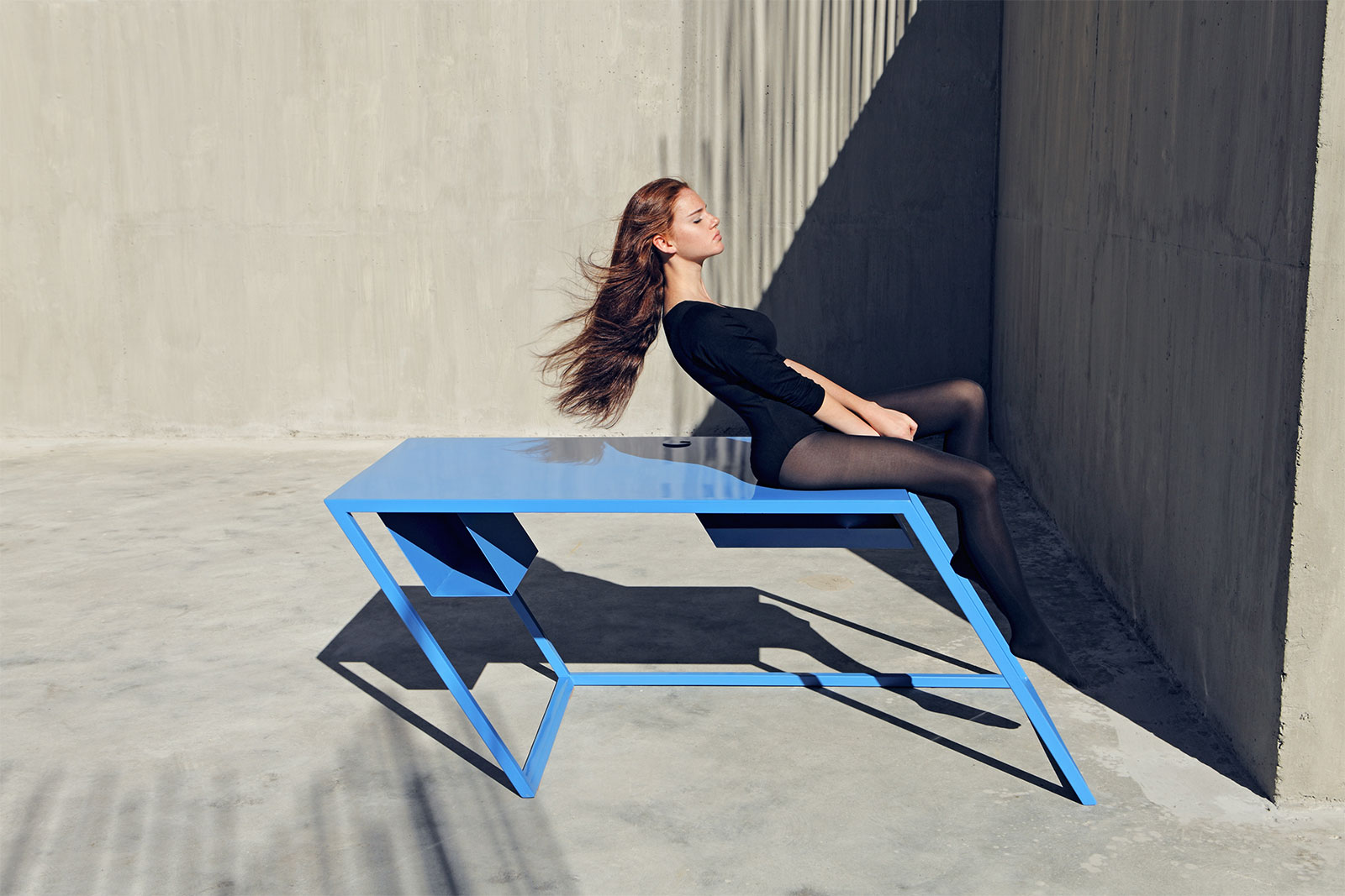 leaning furniture collection by xyz integrated architecture