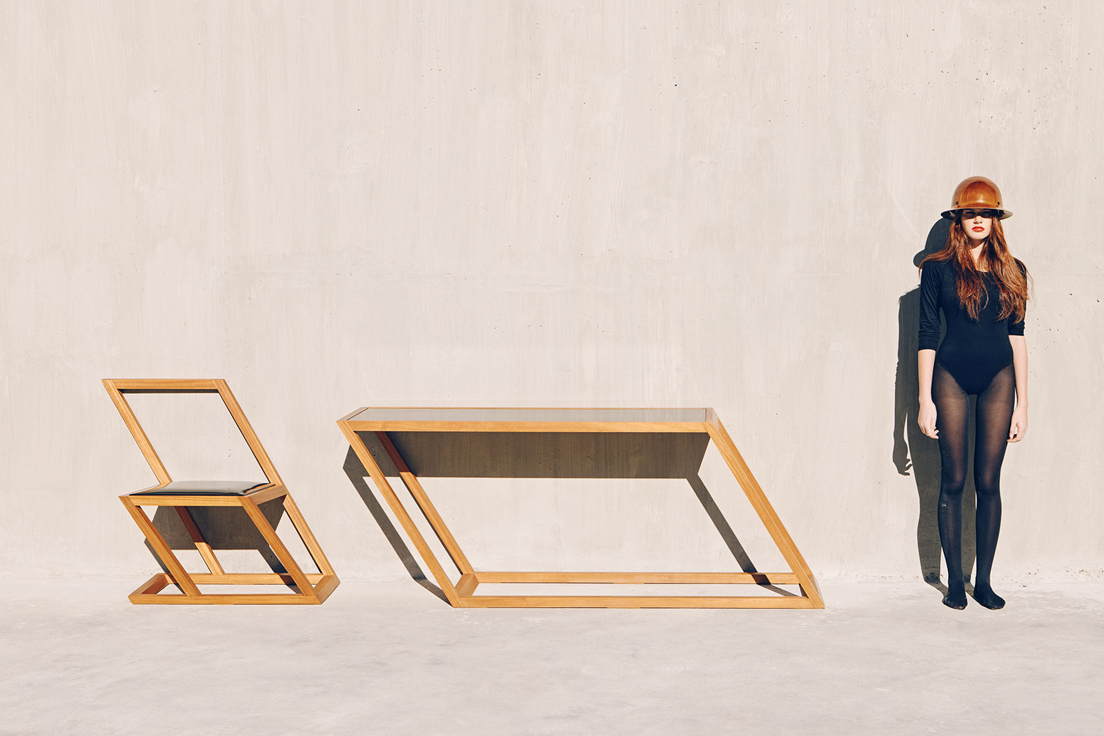 leaning furniture collection by xyz integrated architecture