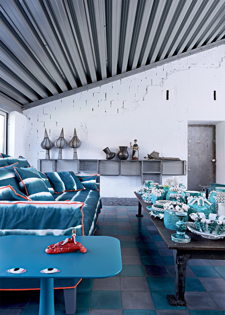 paola navone eclectic renovated factory