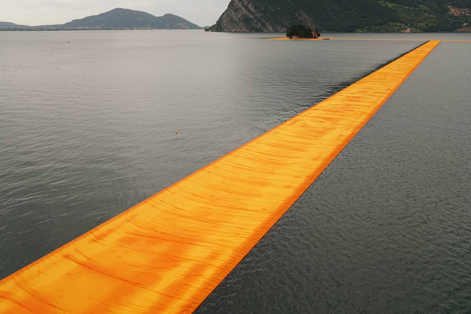 Christo’s Amazing Floating Piers Opens On Lake Iseo, Italy