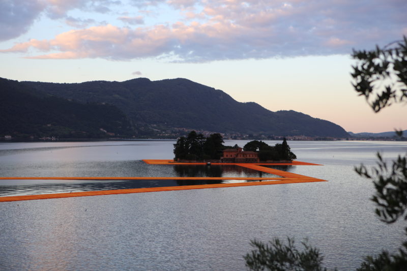 christo floating piers lake iseo italy