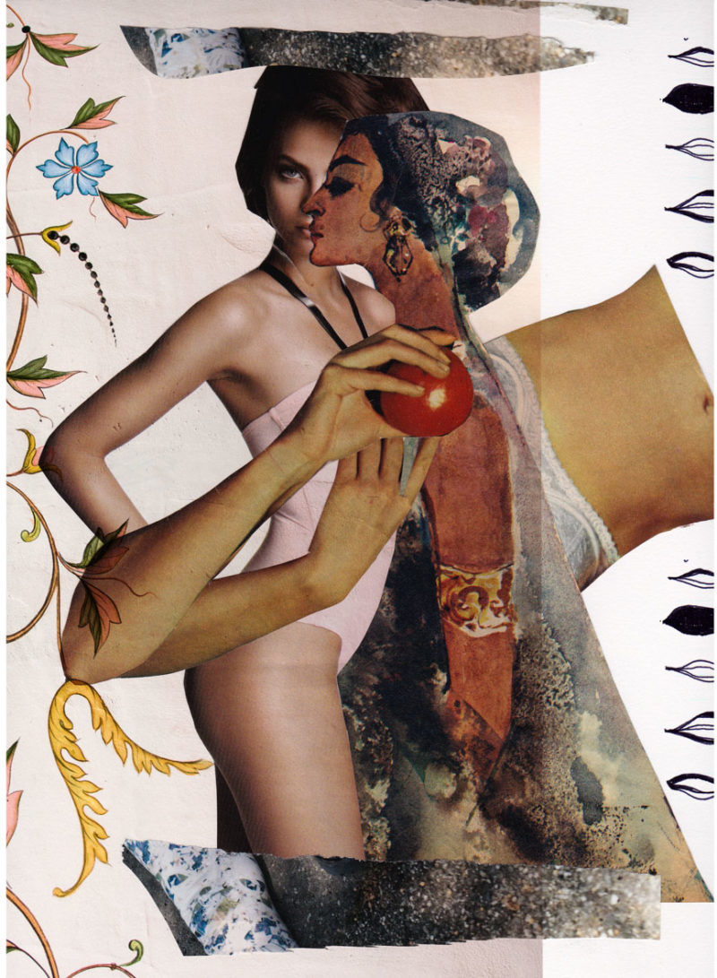 veerle symoens mixed media collages
