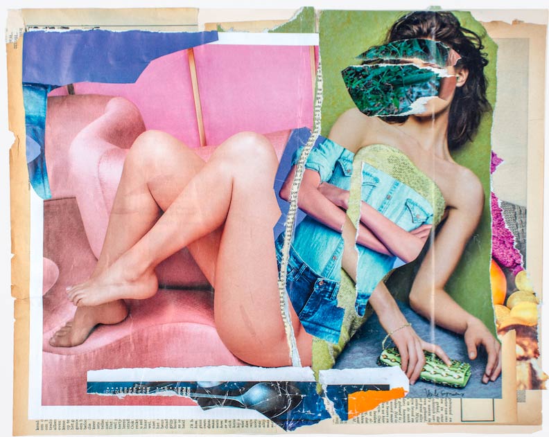 veerle symoens mixed media collages