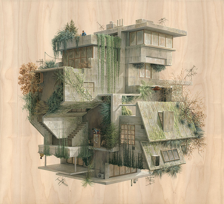 cinta vidal gravities architectural paintings