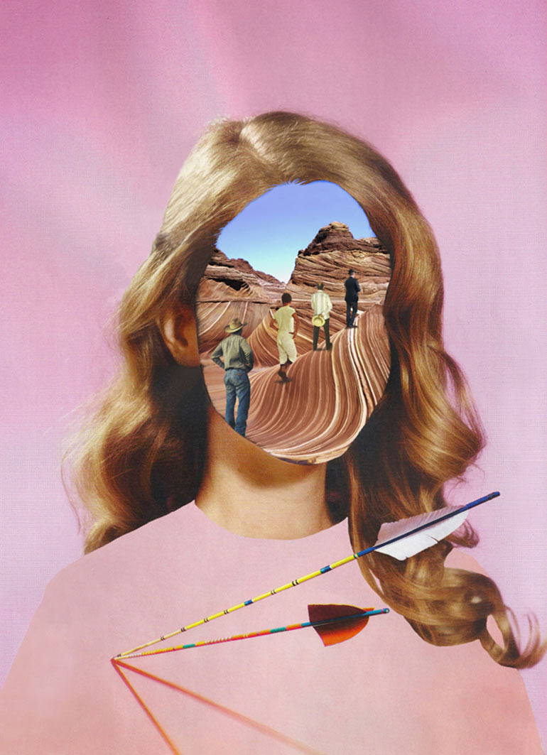 anna bu kliewer mixed media collages