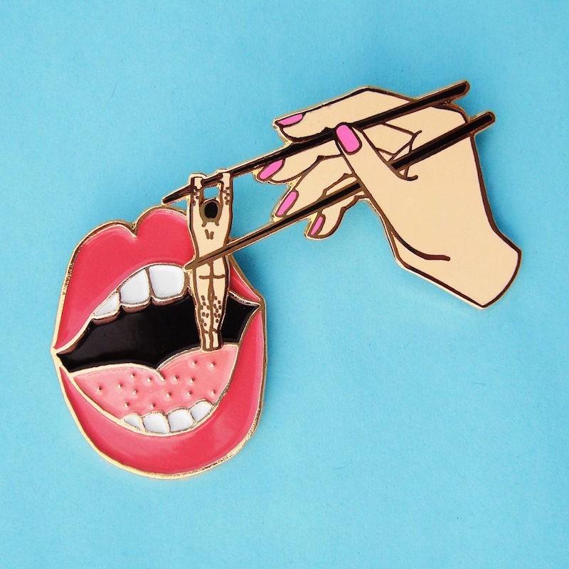 feminist pin art by coucou suzette