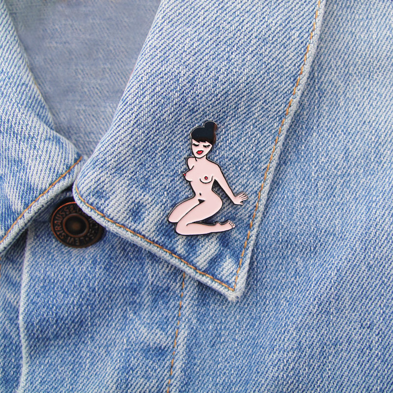 feminist pin art by coucou suzette