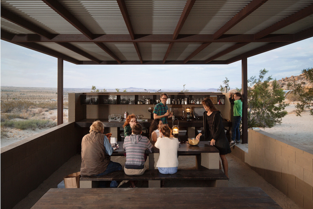 wagon community living project in the desert