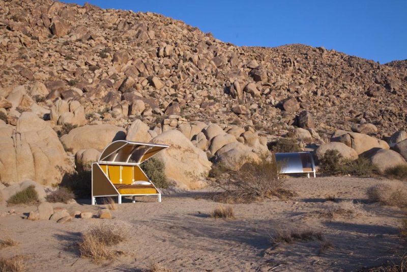 wagon community living project in the desert