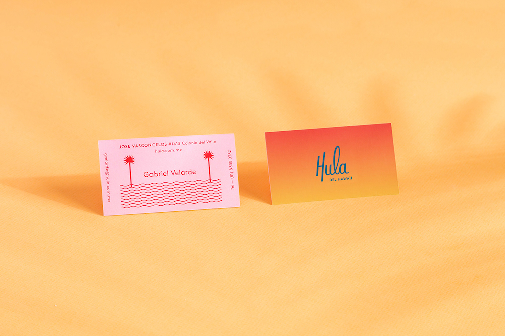 colorful branding for hula restaurant by parametro