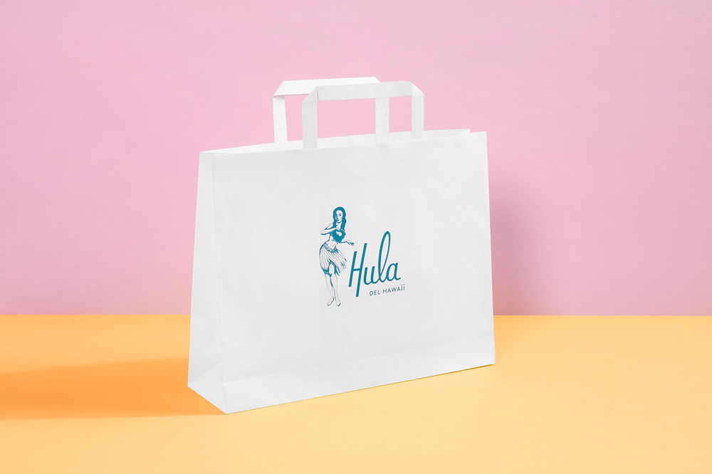 colorful branding for hula restaurant by parametro