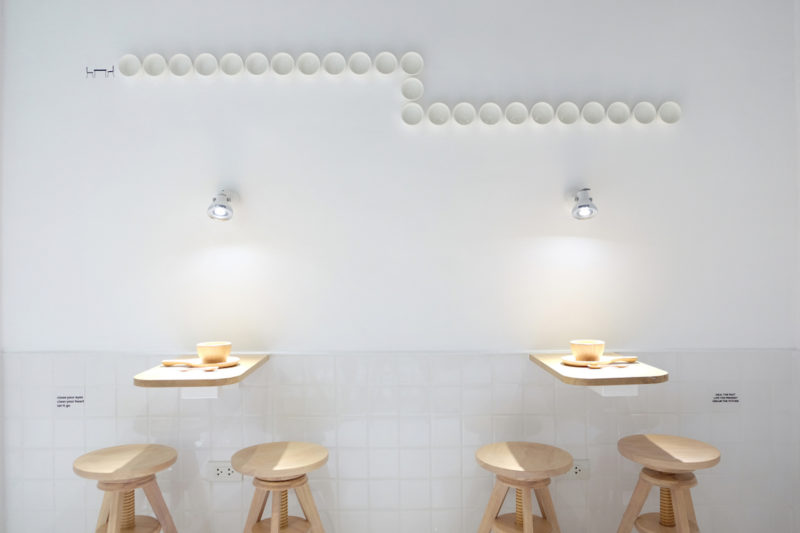 simplistic milk bar in bangkok