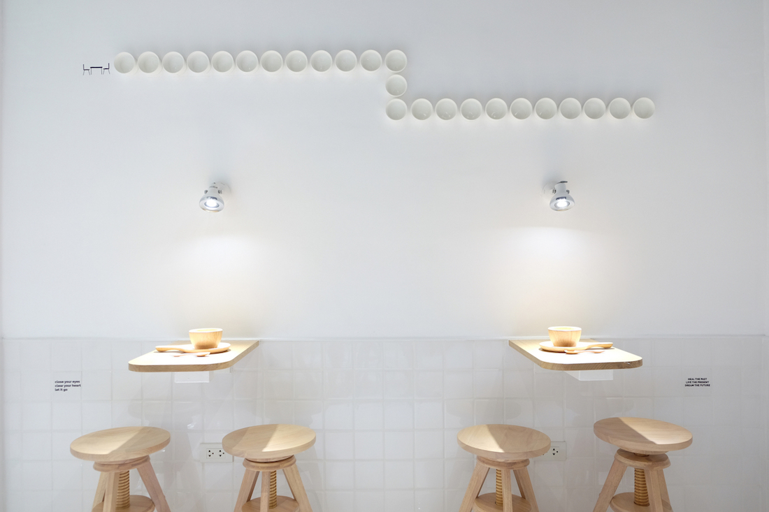 simplistic milk bar in bangkok