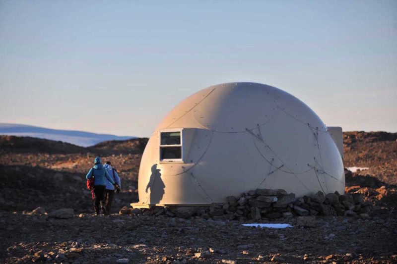 white desert exclusive campsite in antarctica