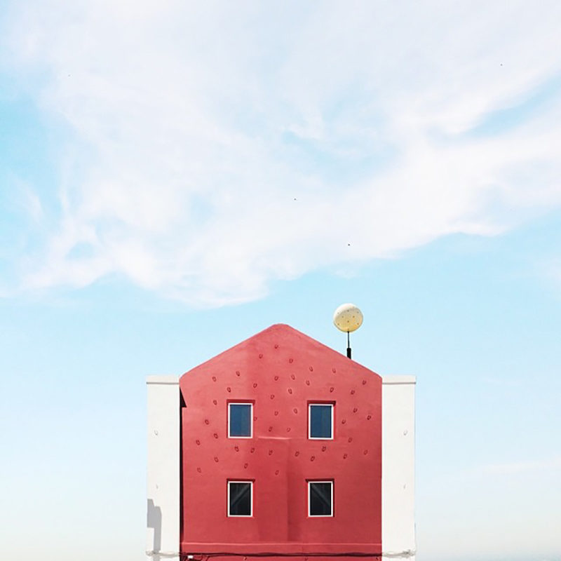 lonely houses photographic series by sejkko