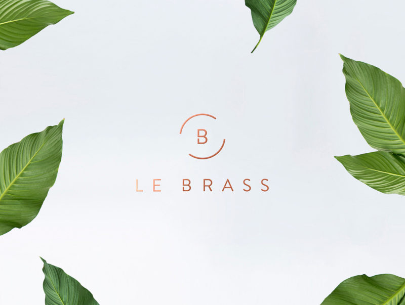 sleek branding for homeware brand le brass