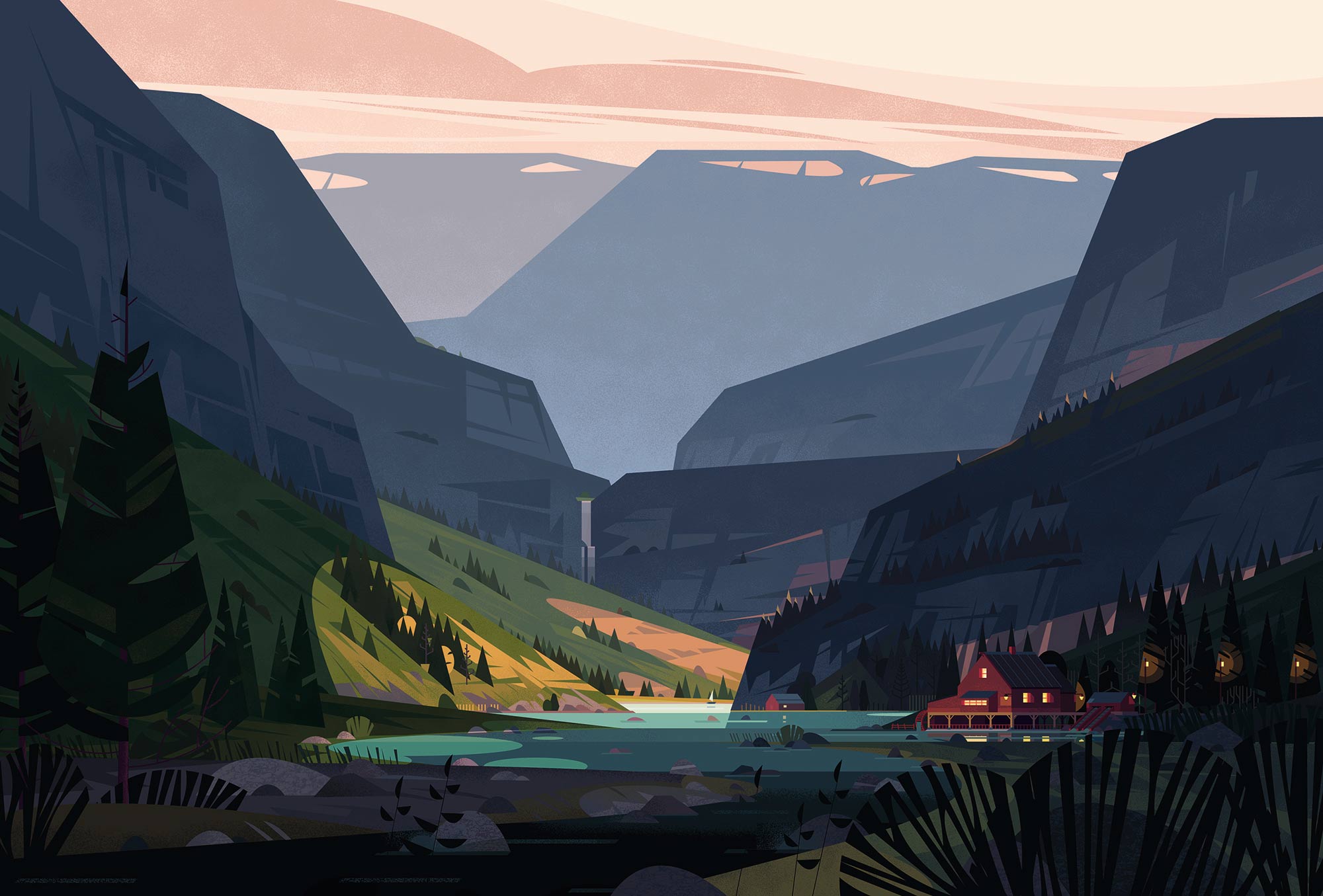 cruschiform architectural illustration