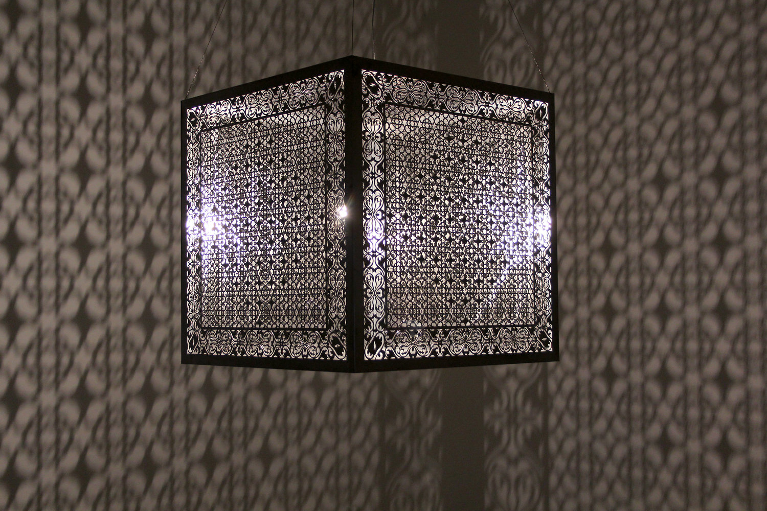 floating cube by anila quayyum agha