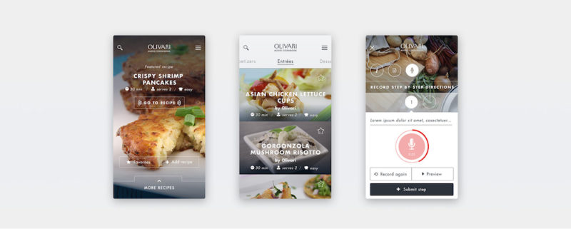 olivari audio cookbook app is a kitchen life saver