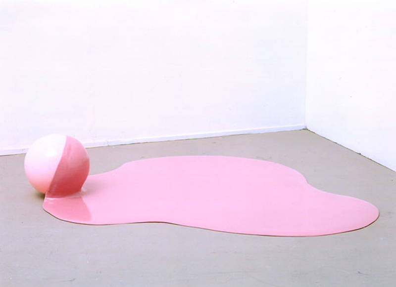 tatiana blass sculptures melt on the ground