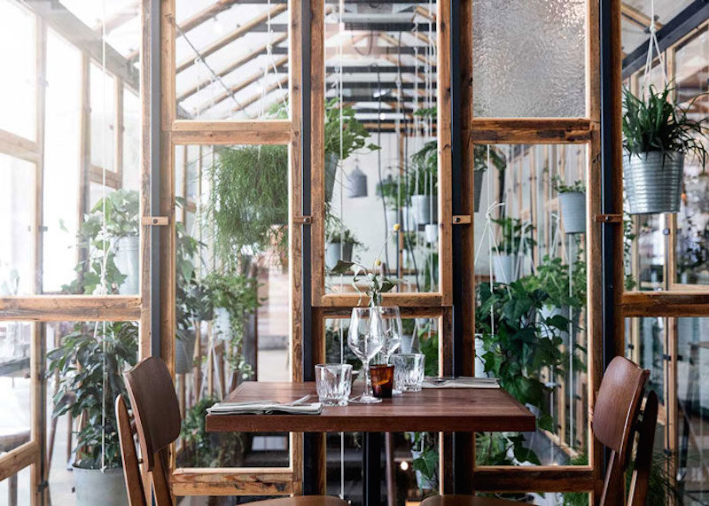 vakst restaurant in copenhagen is green oasis